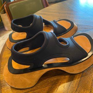 Proenza Schouler Black Sandals